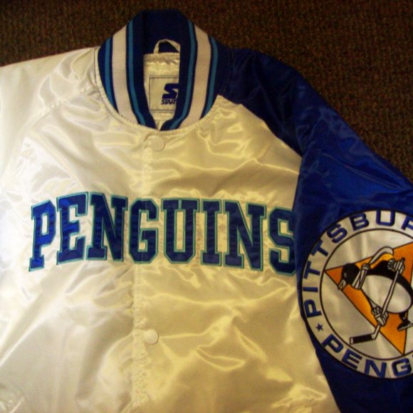 PITTSBURGH PENGUINS NHL Starter Snap Down Jacket - Picture 6 of 10